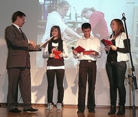 Klassenfoto für Staatssekretär Hillebrand