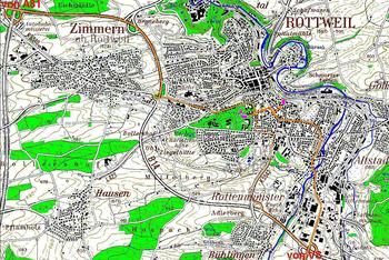 Autobahnanfahrt – Zum Vergrößern anklicken !